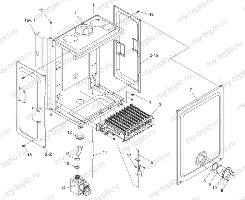 Запчасти для котла Electrolux Basic X 18 Fi купить в Чебаркуле