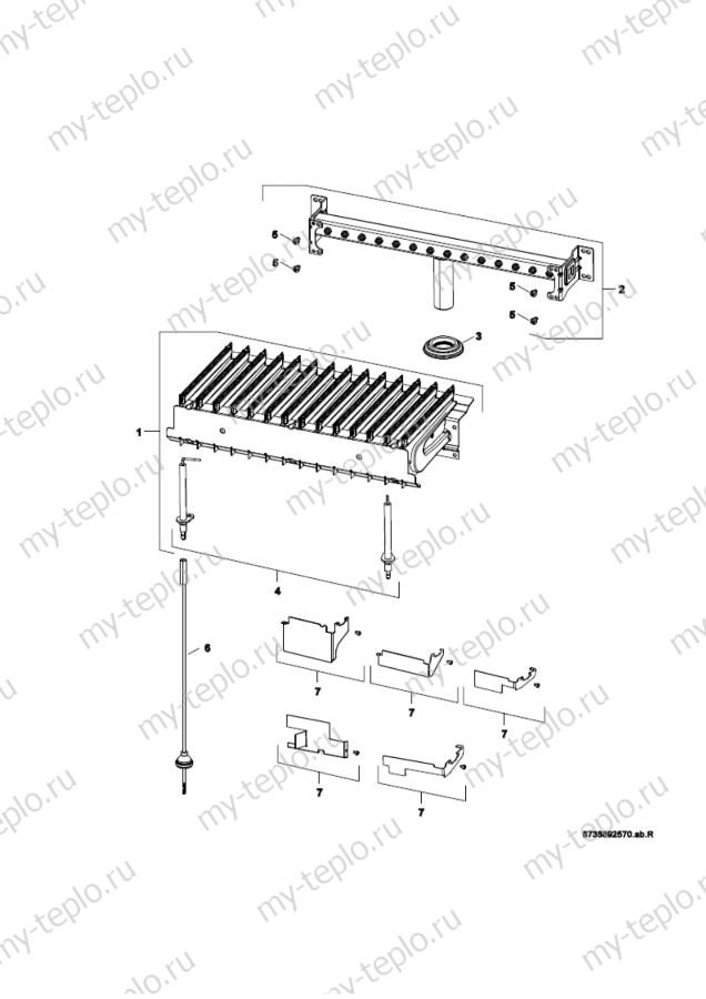 Запчасти для Buderus Logamax U072-35: схема Запчасти Buderus Logamax U072-35 купить в Чебаркуле