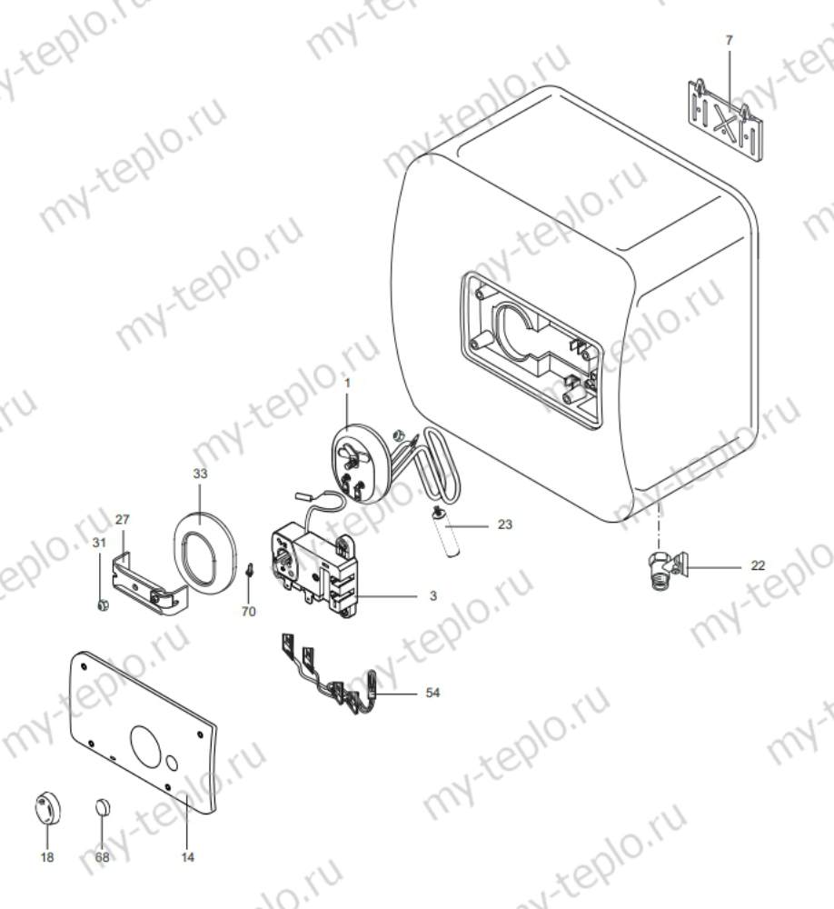Запчасти Ariston PRO ST 10 R/3 купить в Чебаркуле
