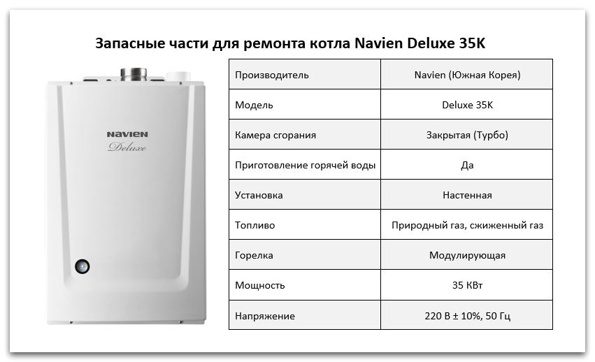 Купить запчасти Navien Deluxe 35K в Чебаркуле