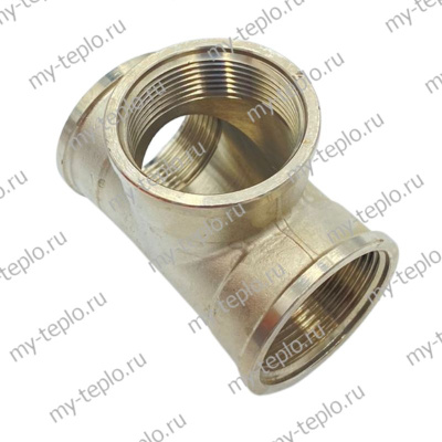Тройник никелированный  11/2