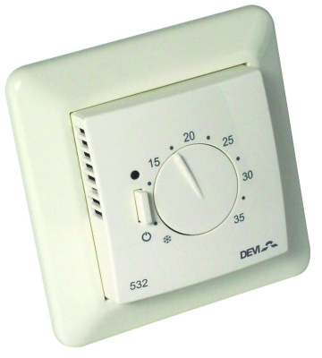 Терморегулятор DEVI 532 (с датчиком пола и воздуха) (140F1037)